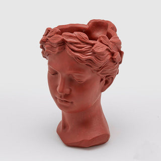 EDG Enzo De Gasperi Cement Brick Head Vase H27 cm