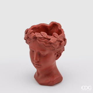 EDG Enzo De Gasperi Cement Brick Head Vase H22 cm