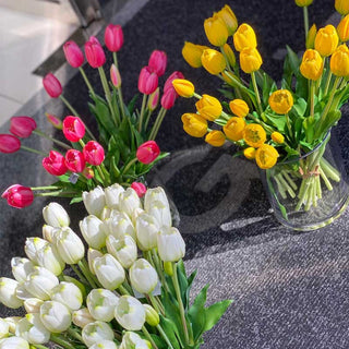 EDG Enzo de Gasperi Ramo de tulipanes blancos