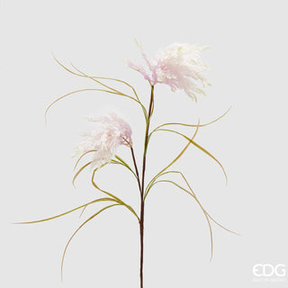 EDG Enzo de Gasperi Pampas Soft Branch 2 Flowers H120 cm Shaded Lilac