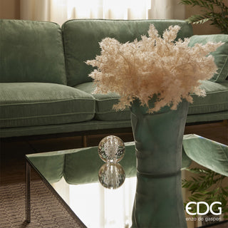 EDG Enzo De Gasperi Vase With Green Face H35 cm
