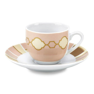 Fade Set 6 Coffee Cups Helena in Porcelain 100 ml
