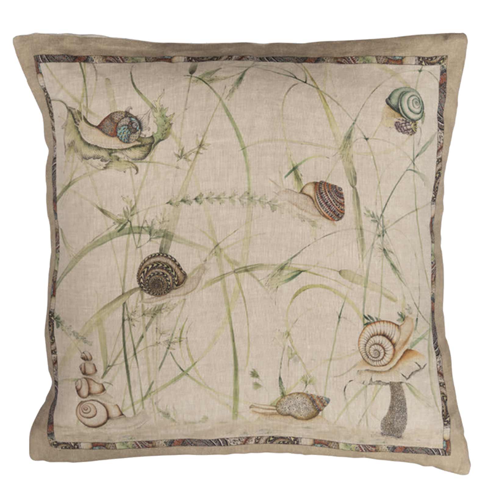 Tessitura Toscana Telerie Filoderba Leinenkissen und Kissenbezug 55x55 cm
