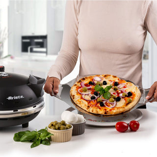 Ariete Forno per Pizza Fatta in Casa Pronta in 4 Minuti Nero