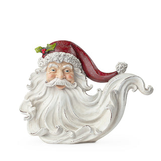 Hervit Testa Babbo Natale In Resina 45 cm