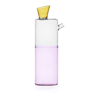 Ichendorf Milano Bottle Travasi Amber Clear Pink H 30cm
