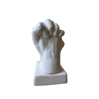 Amage Mano Unione Bianco in Ceramic H20 cm