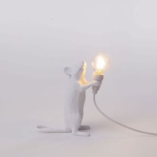 Lámpara de pie Seletti Mouse de resina Alt. 14,5 cm