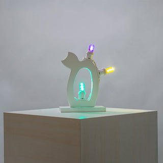 Luminarte Luminaria Pugliese Lámpara Pequeña Higo Chumbo 24x15 cm