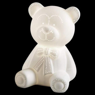 Hervit Perforated Porcelain Bear Lamp 19x24 cm