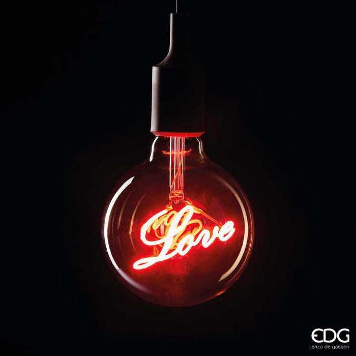 EDG Enzo de Gasperi lampadina Love led 12.5 cm