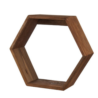 L'Oca Nera Hexagonal Wooden Shelf