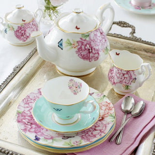 Royal Albert Set 3 pcs Friendship Miranda Kerr Teapot Sugar Bowl Creamer