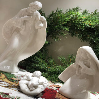 Hervit Nativity set 3 pieces porcelain 31cm