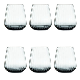 Feeling Set of 6 Water Glasses from the Opium Fumè collection