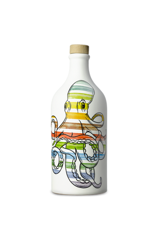 Frantoio Muraglia Fruity EVO Oil Octopus ceramic jar 500 ml