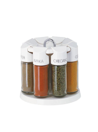 EMSA Rotating spice rack with 8 spices White