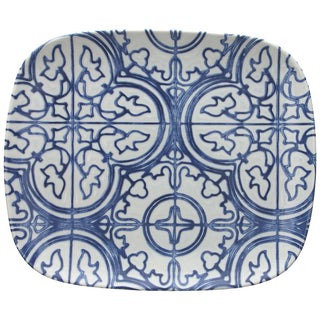 Tognana Blue Majolica Porcelain Tray 31 cm