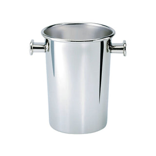 Alessi Ice Bucket Cooler with two handles in Stainless Steel H27 cm