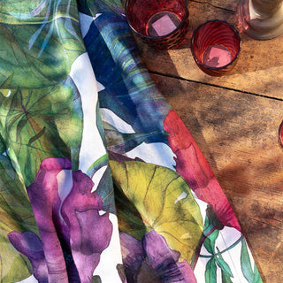 Tessitura Toscana Karkade Hemp Tablecloth 160x230 cm