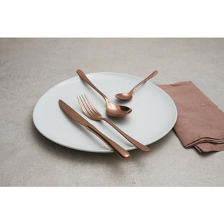 Sambonet Cutlery Set 24 pcs Taste PVD Copper Vintage Copper