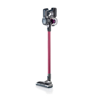 Ariete Cordless Electric Broom with Pink Digital Motor