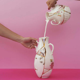 Seletti Kintsuji Vase in Porcelain H19 cm