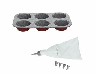 Tognana Muffin Set + Sac a poche and Sweet Cherry nozzles