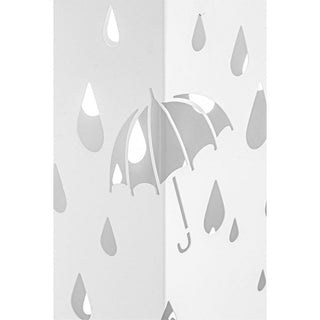 Andrea Bizzotto Umbrella Stand Drizzle Drops White 49x15 cm