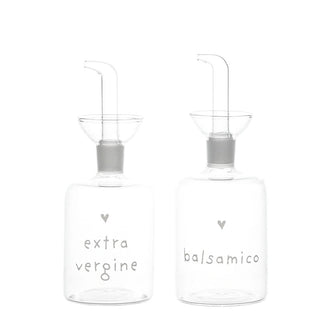 Simple Day set 2 Extra Virgin and Balsamic Glass Bottles 250ml