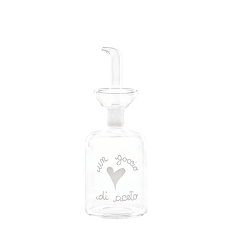 Simple Day Vinegar bottle a Goccio Di Aceto in glass 350ml