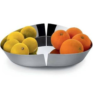 Alessi Broken Bowl fruit bowl in 18/10 steel