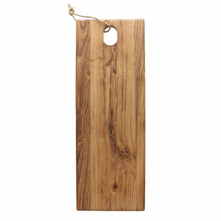Tognana Tabla de cortar de bambú rectangular lisa 47x 17 cm