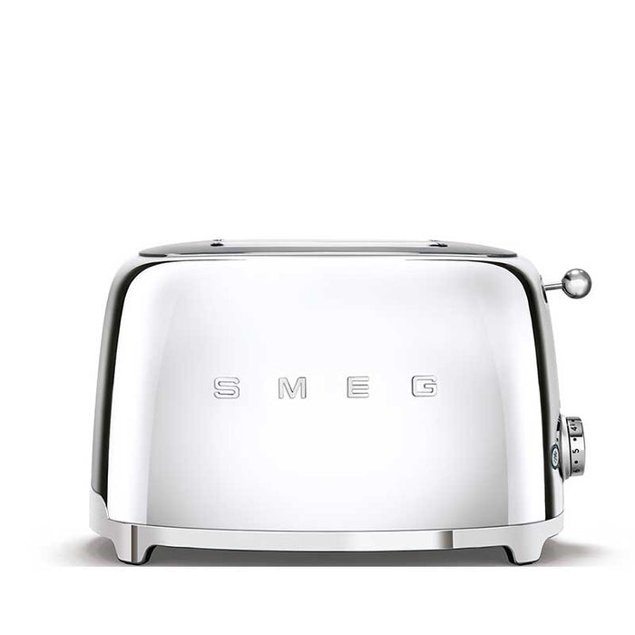 Smeg Toaster 2 slices Chrome 50's TSF01SSEU