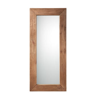 L'Oca Nera Espejo rectangular de madera 80x180 cm