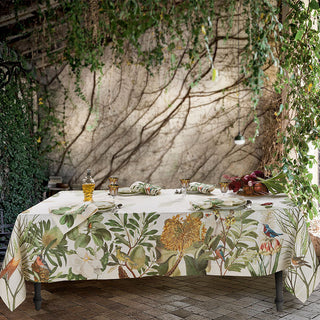 The Napking Loma Mantel Floral de Lino 180x270 cm