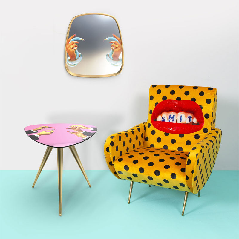 Tavolini Seletti Seletti Tavolino Il Legno Toiletpaper Lipsticks H48