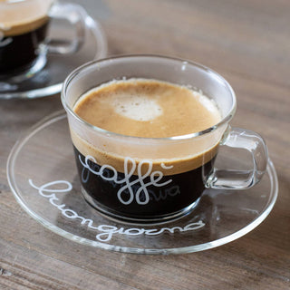 Simple Day Set 2 Coffee Cups with Saucer Buongiorno 100 ml