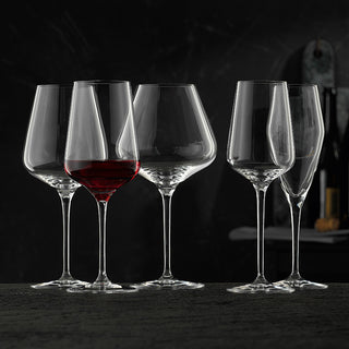 Nachtmann Set 4 Structured Red Wine Glasses Vinova 68 cl