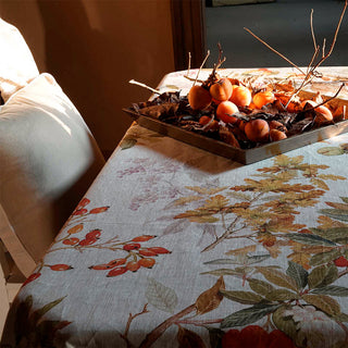 Tuscan Weaving Runner Arbousier In Linen 45x170 cm
