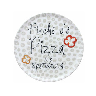 Tognana Andrea Fontebasso Plato de Porcelana para Pizza Pizza Speranza 33 cm
