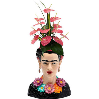 Enzo de Gasperi Ceramic Frida Kahlo vase H34 cm