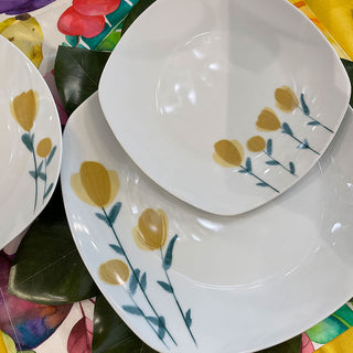 Servicio de mesa Villa Altachiara 18 piezas Vivien en porcelana
