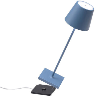 Zafferano Poldina pro Blue Table Lamp 38 cm
