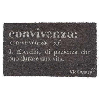 Villa D'este Victionary Doormat Coexistence 70x40