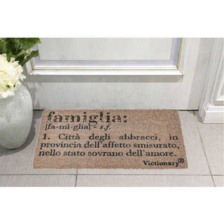 Villa D'este Victionary Doormat Family 70x40